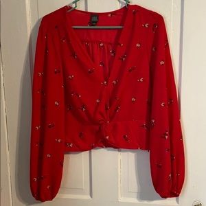 Wild Fable cropped blouse